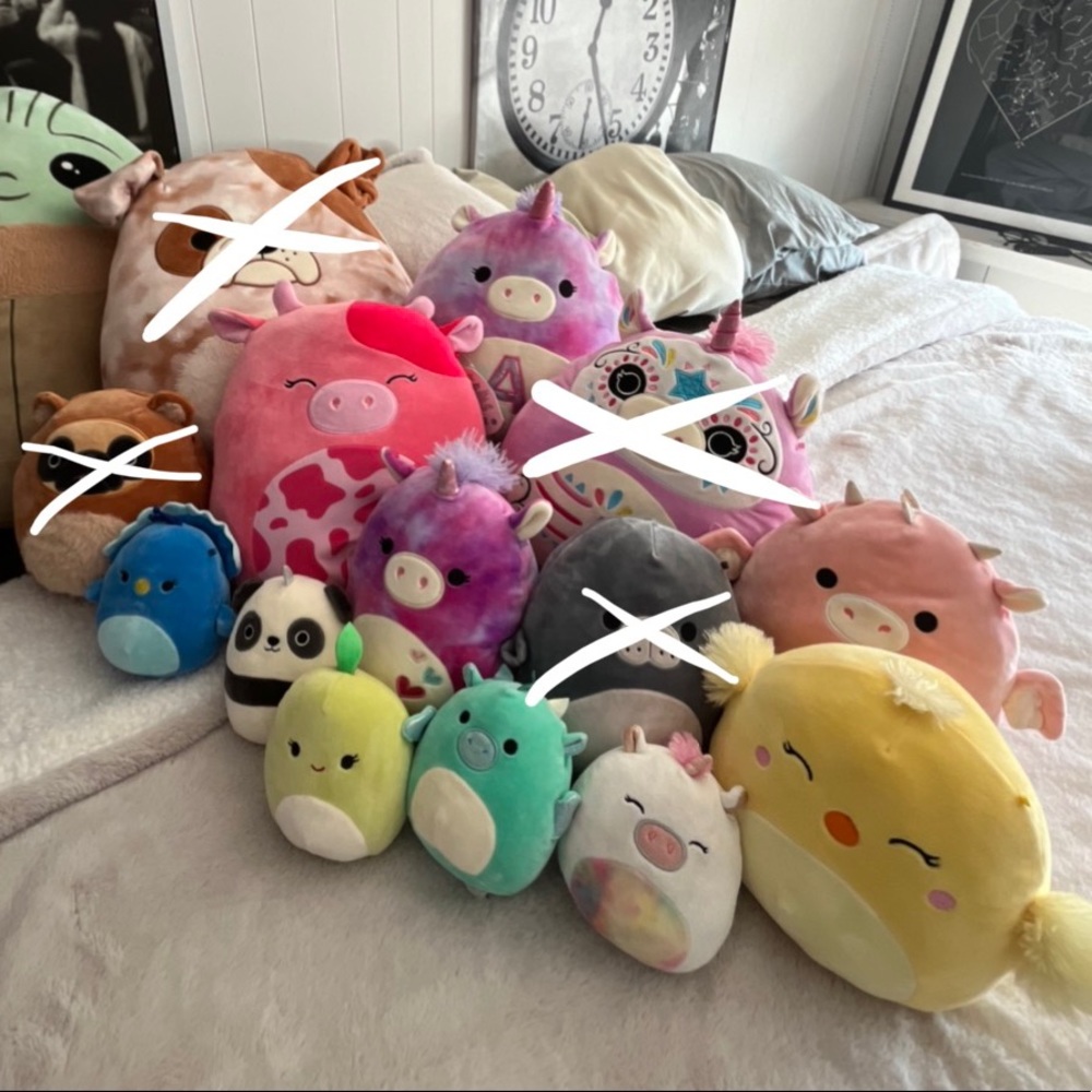 Squishmallow Cow and others
